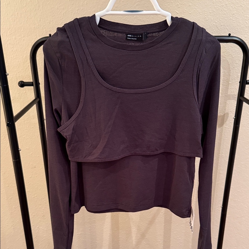 ASOS Layered Long Sleeve Top